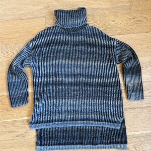 Sz Small NAADAM Mock Neck Tunic Pullover Sweater